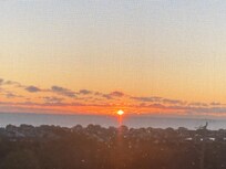 Sunrise viewed from condo