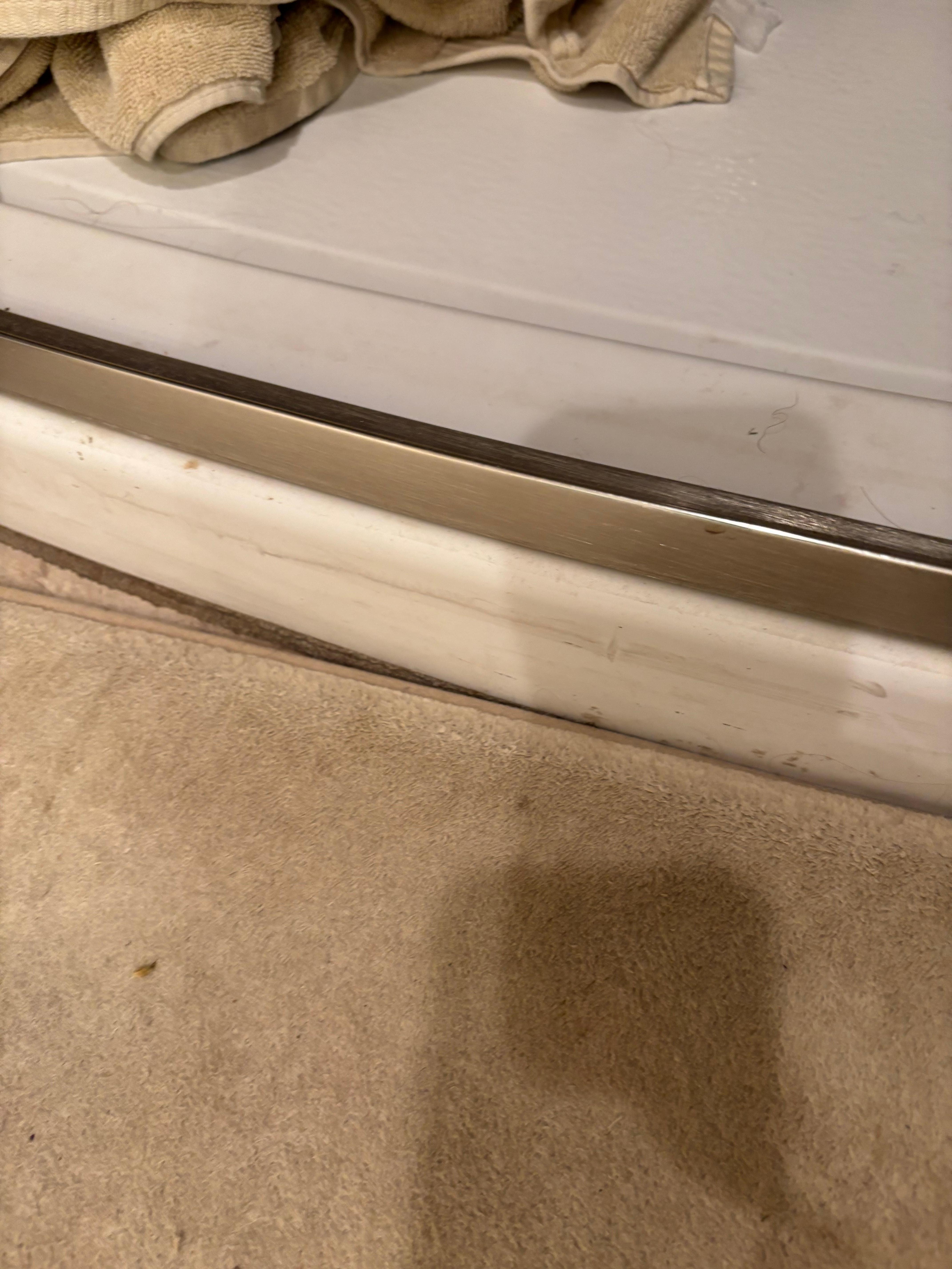 Dirty base of shower