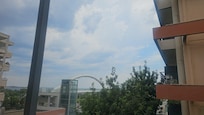 Uitzicht vanuit het appartement