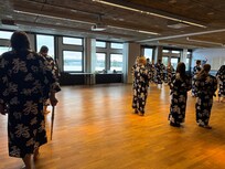 Japanese sword fighting class was so fun! It is so much more difficult than they make it appear. They are so talented.