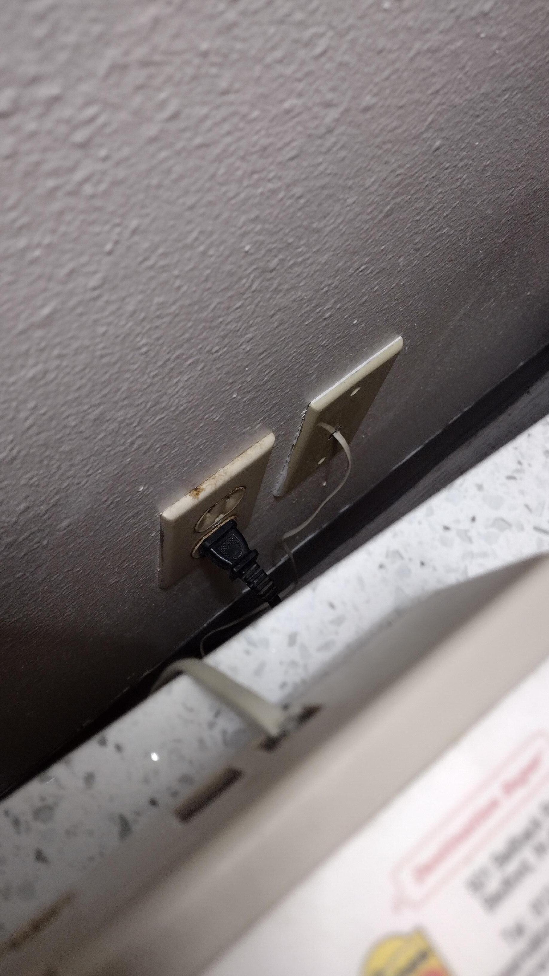 The outlet was loose. The charger will not stay. 