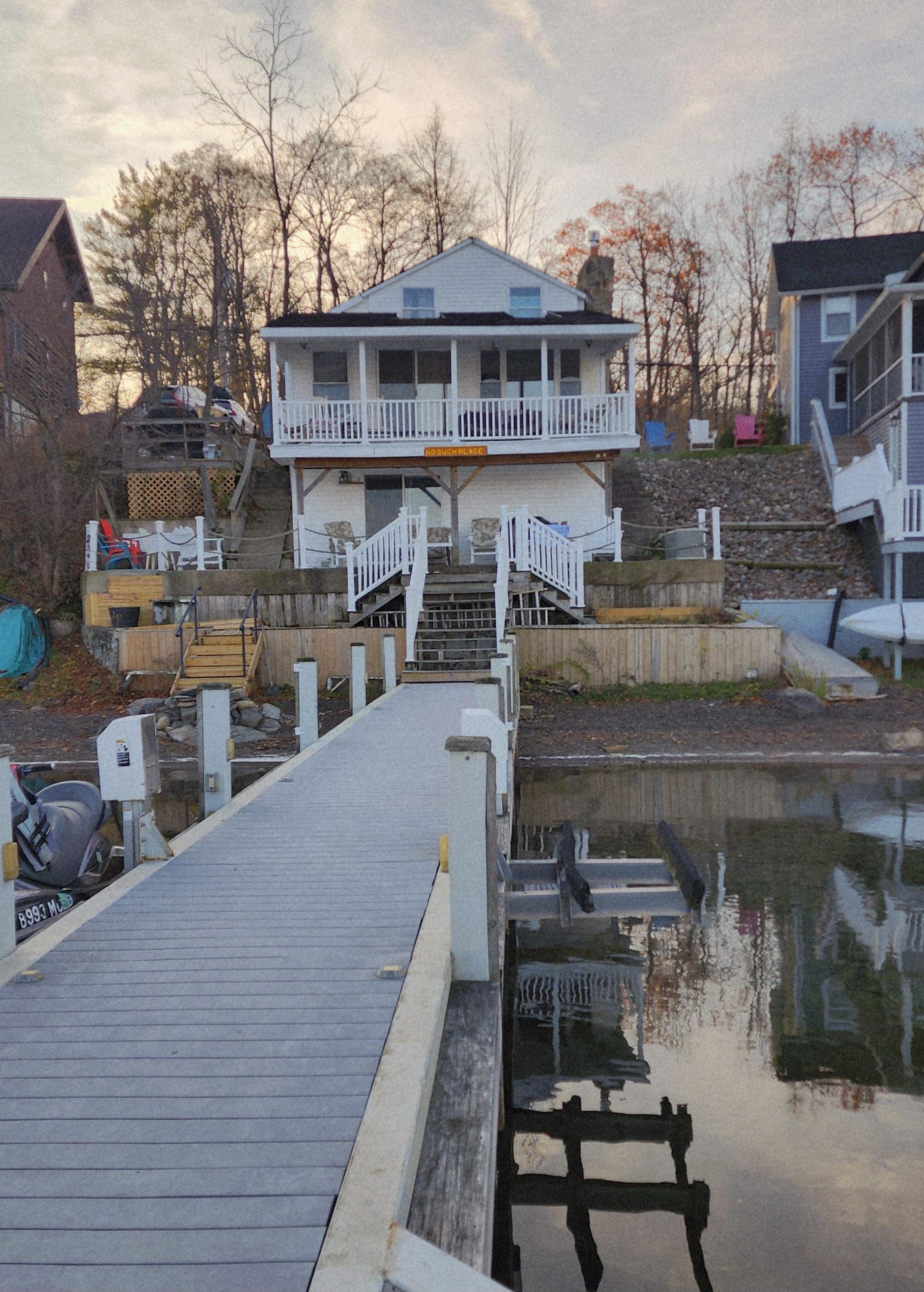 No Such Place from the dock.