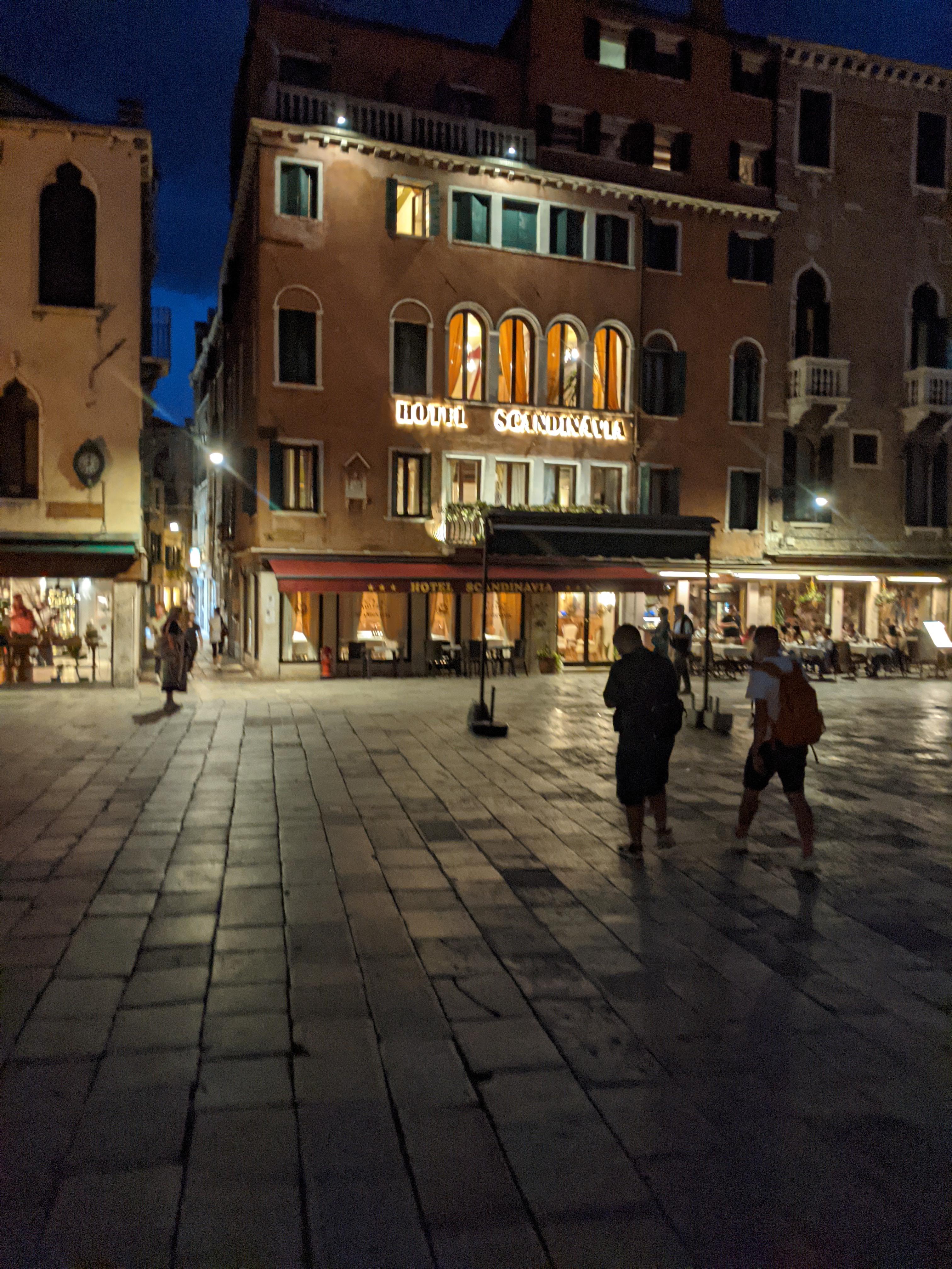 Down the block from the apartment, the lovely Santa Maria Formosa square.