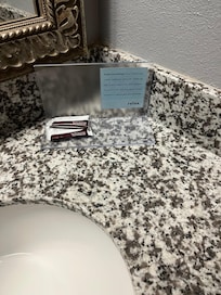 Hand soap is all you get for your shower.