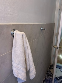 Towel bar missing