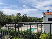 Ausblick Balkon in Ri. Meer