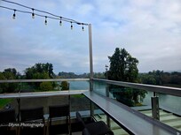 Rooftop view looking down river.