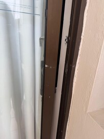 The missing patio doorknob