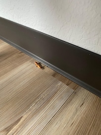 Ants eating food left on the floor