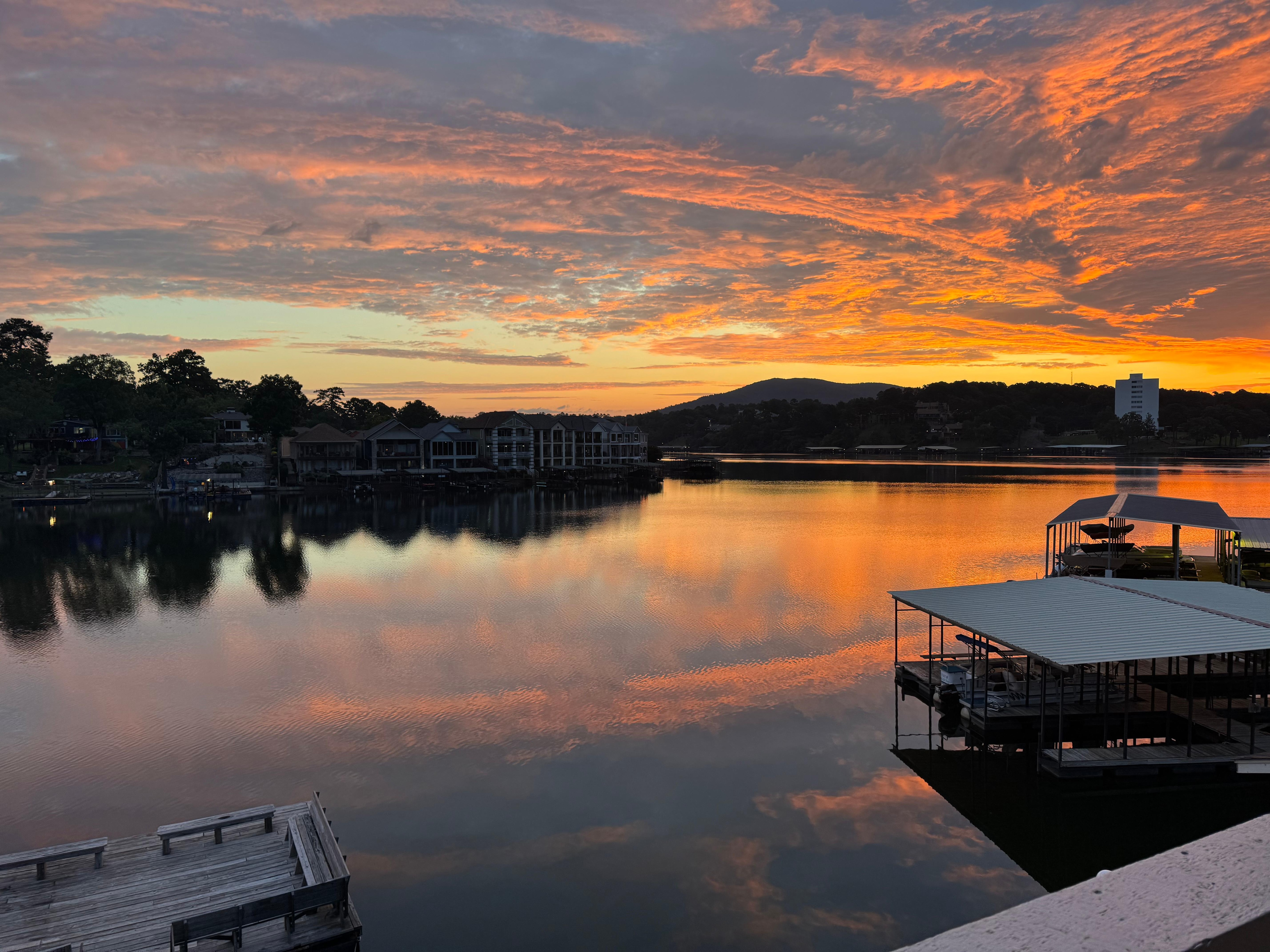 Perfect sunrise every morning for my stay!