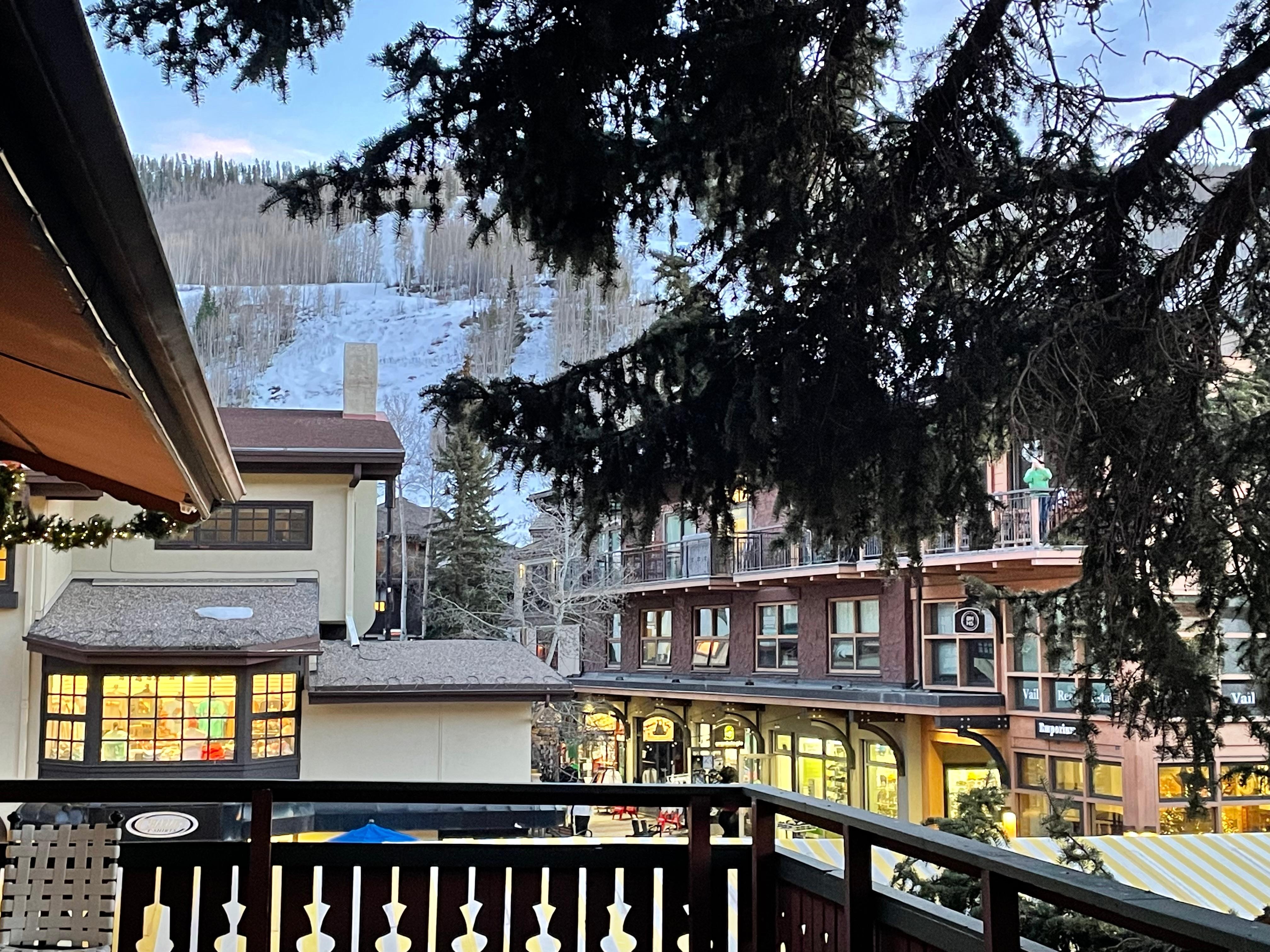 Another view of the mountain from our deck