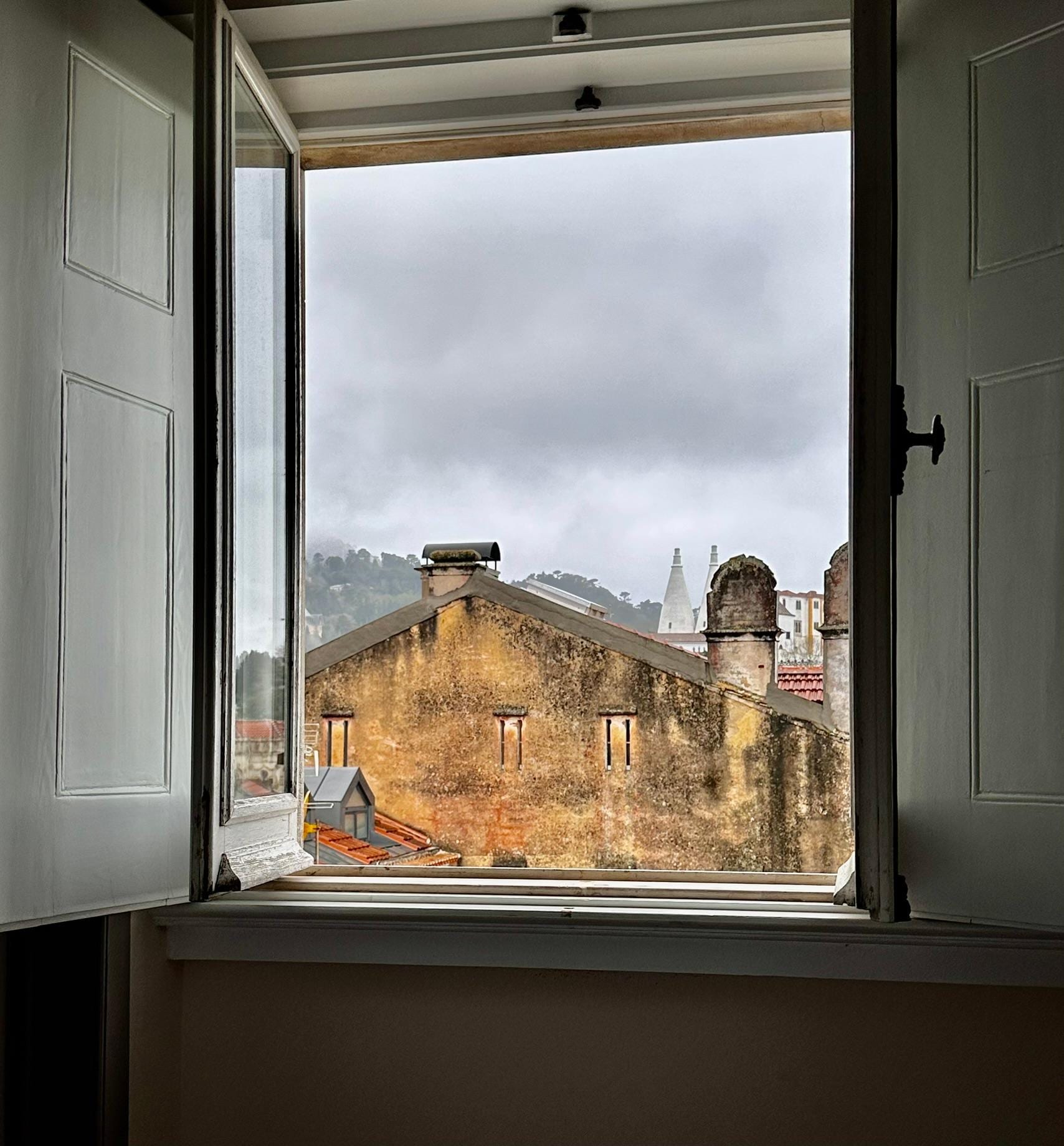 View out of our bedroom window.