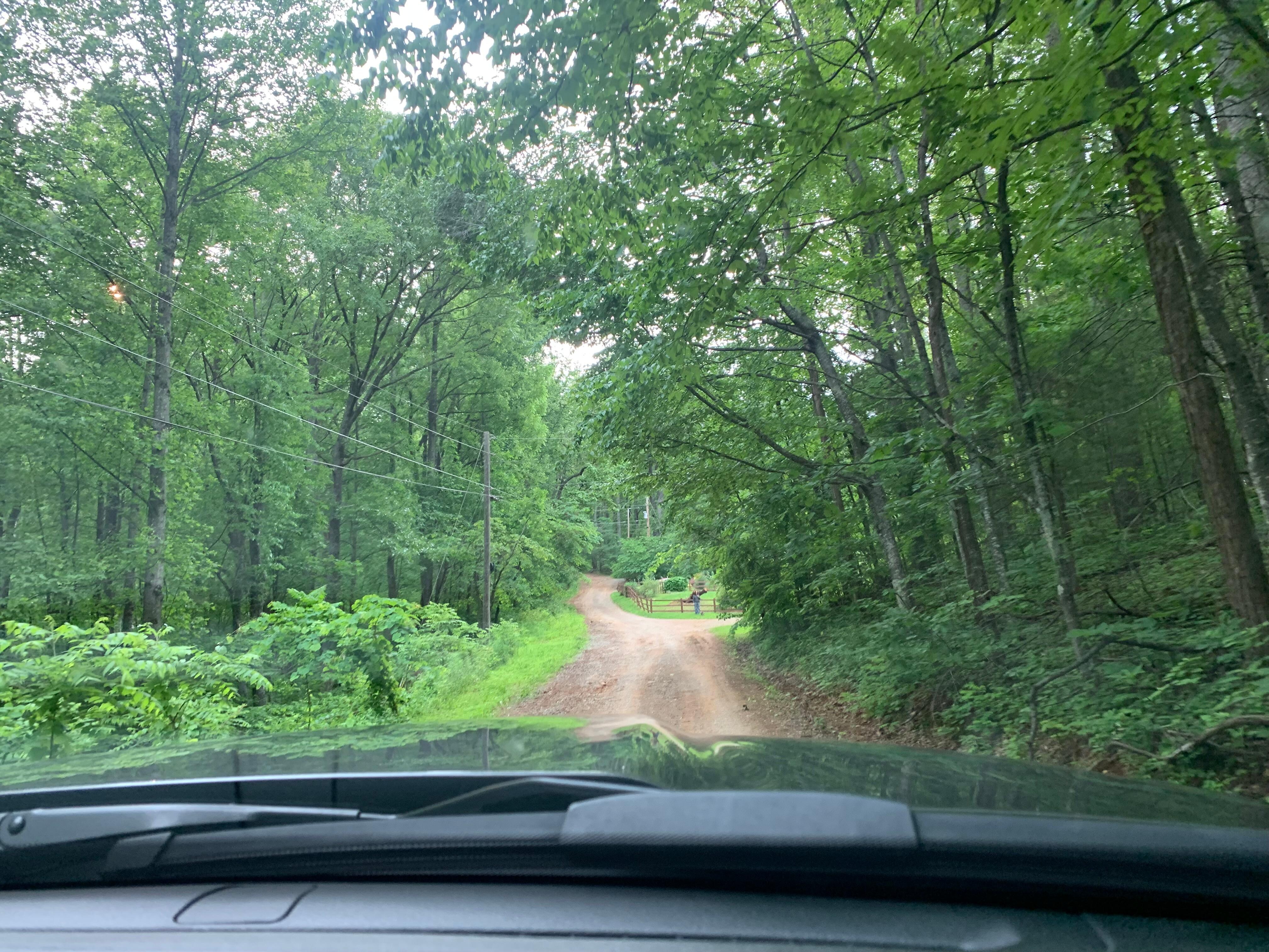 The road to the house that we loved!