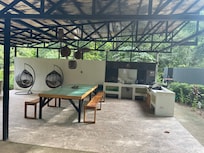 Shared outdoor kitchen