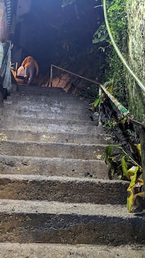 It doesn't stop there, you still have to go right and left at the top before reaching the hotel.