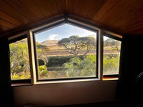 Upper bedroom facing the hills