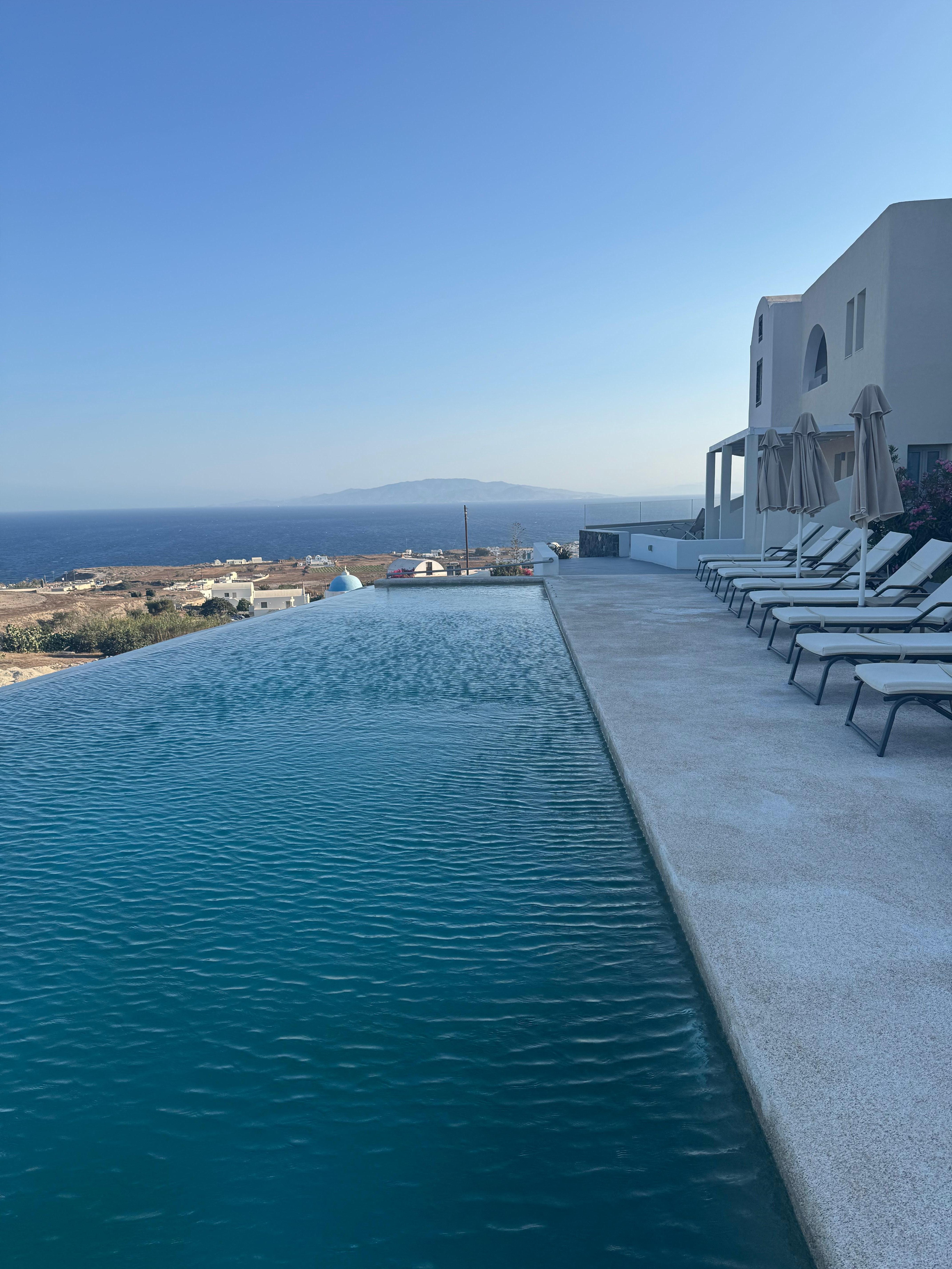 Pool of hotel.