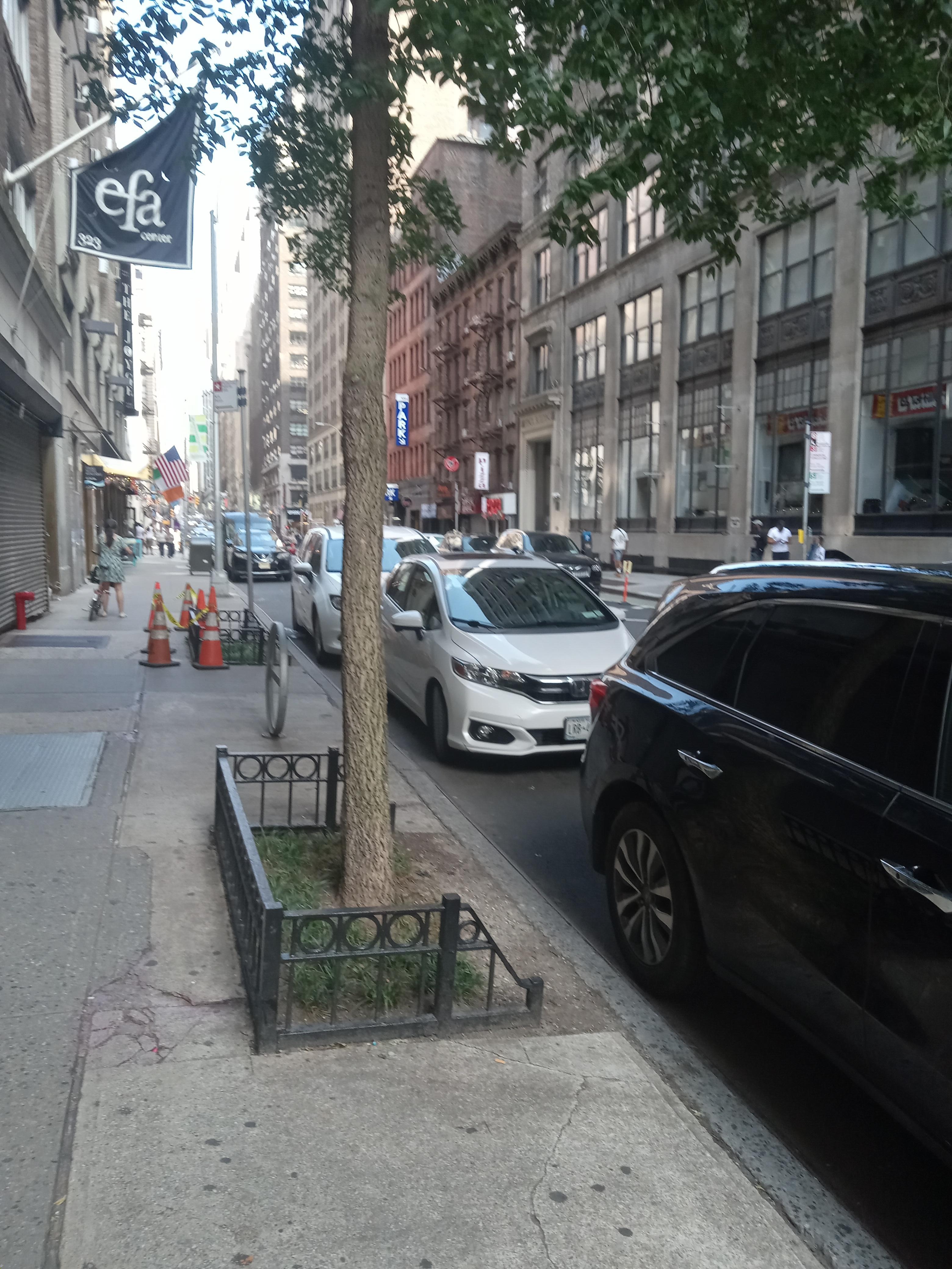 This is the area right outside the hotel front entrance.