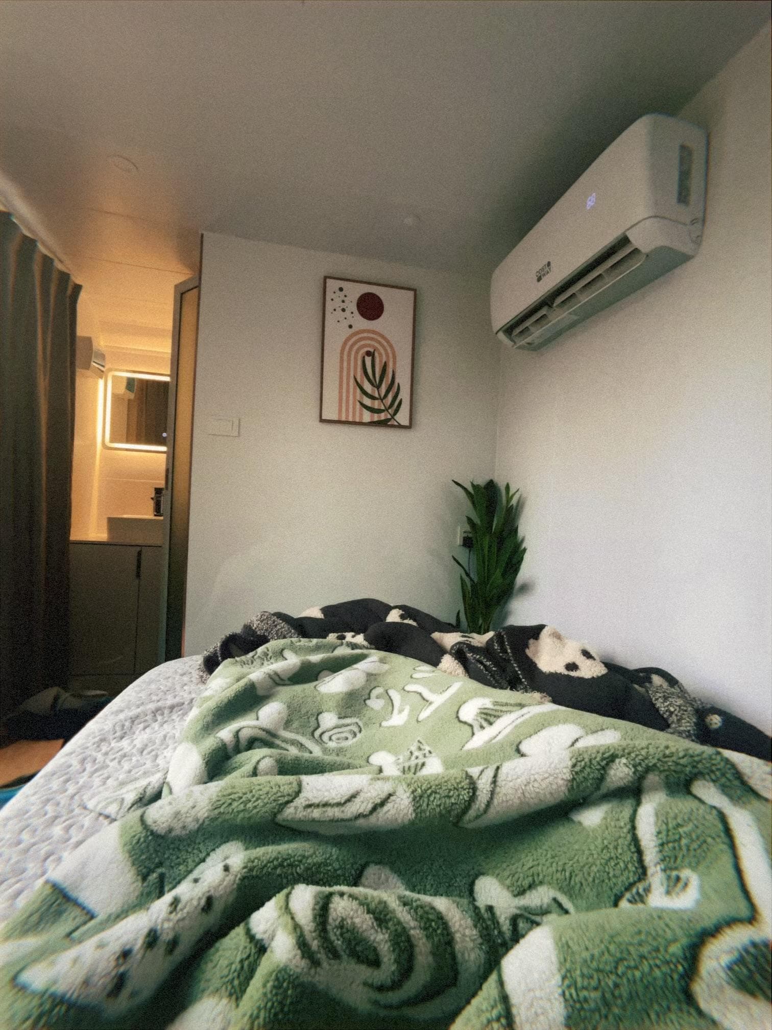 Interior of the tiny house/pod