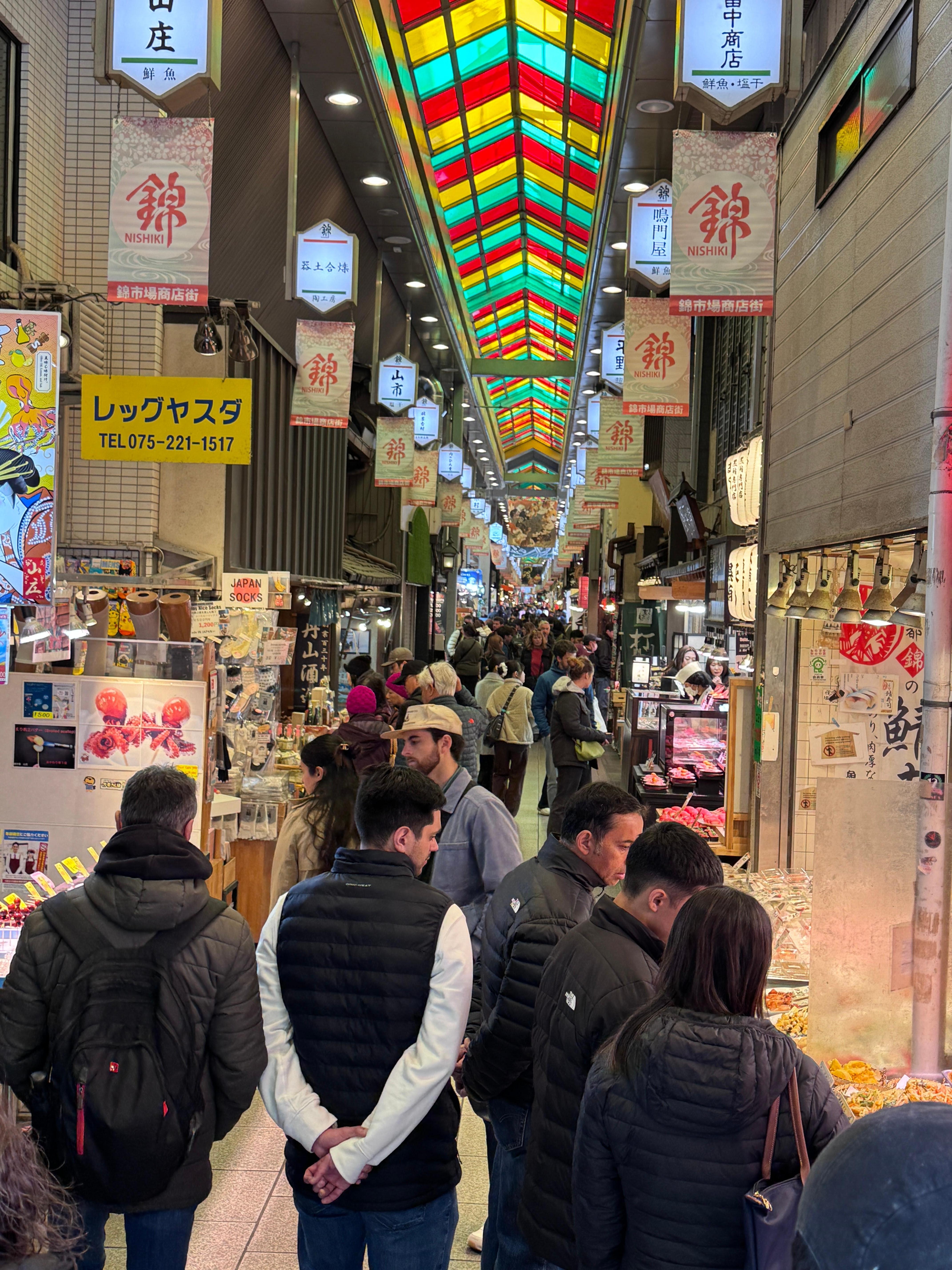 Nishiki market. Måste besökas!