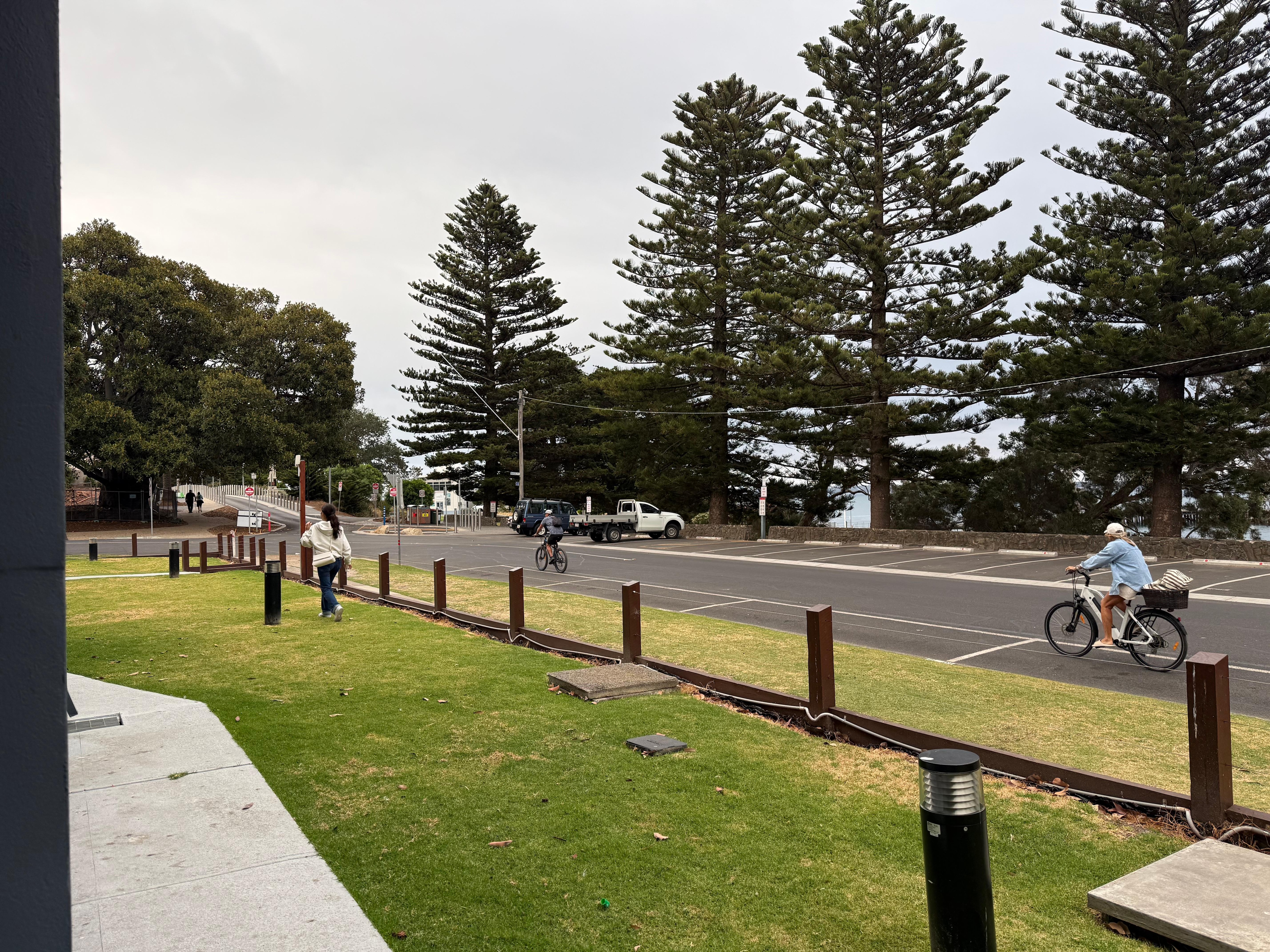 部屋の窓から撮影