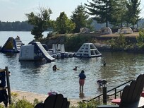 Lots of water toys to play with and also lots of stuff to rent