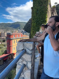 On our walk into Sorrento