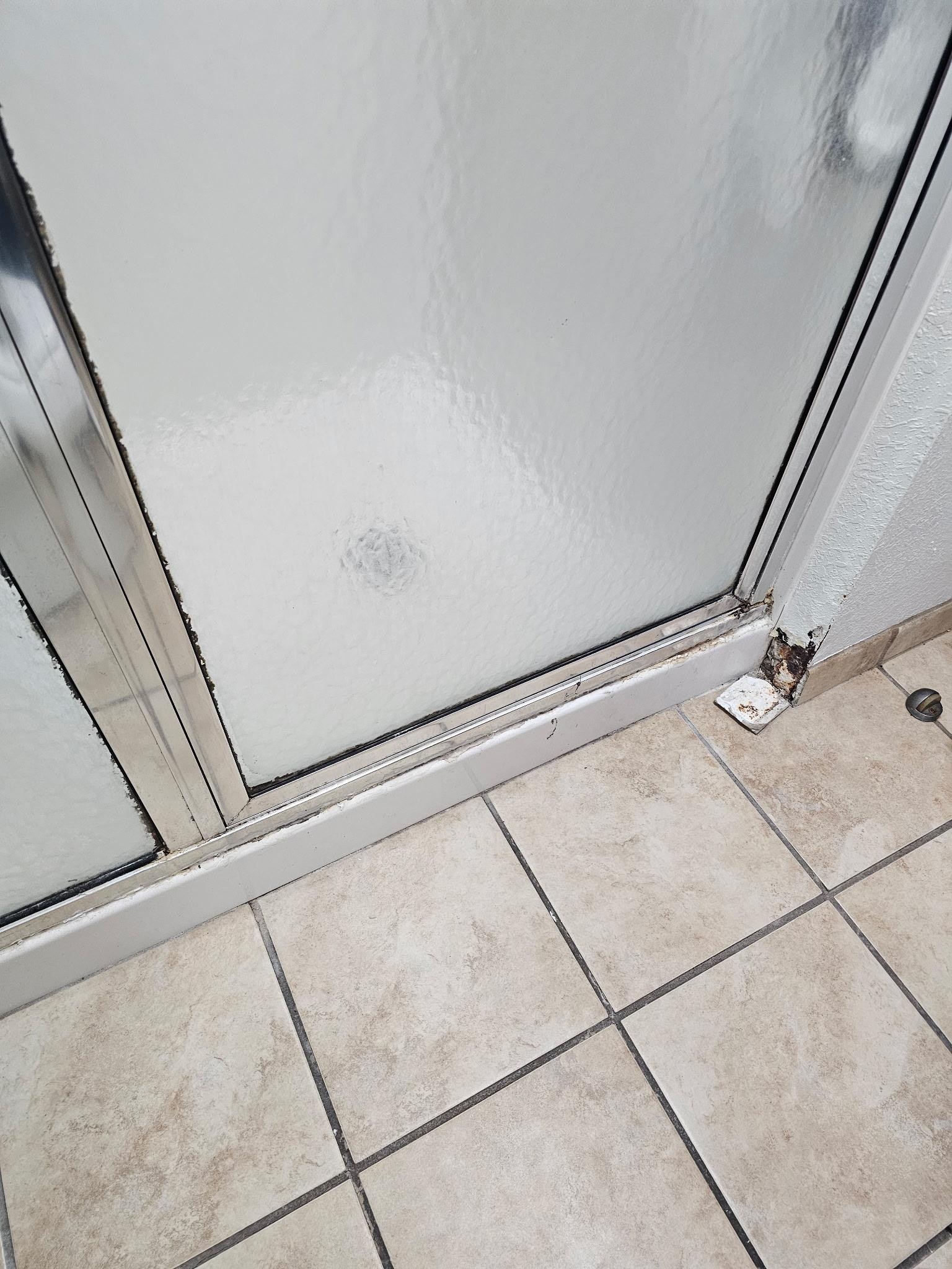 Broken tile all rusty