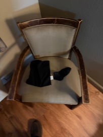 These two items I found tucked behind the bed