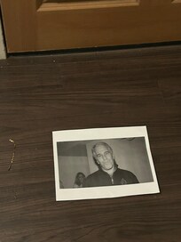 Picture someone put under our door