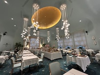 Dining room set for Easter Breakfast