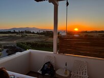 Hot tub view from villa