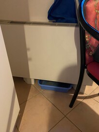 Bacinella sotto il condizionatore