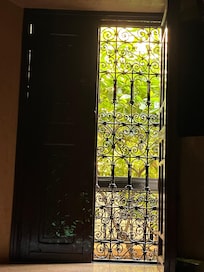 View from the bed