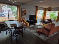 Living room. I loved the windows