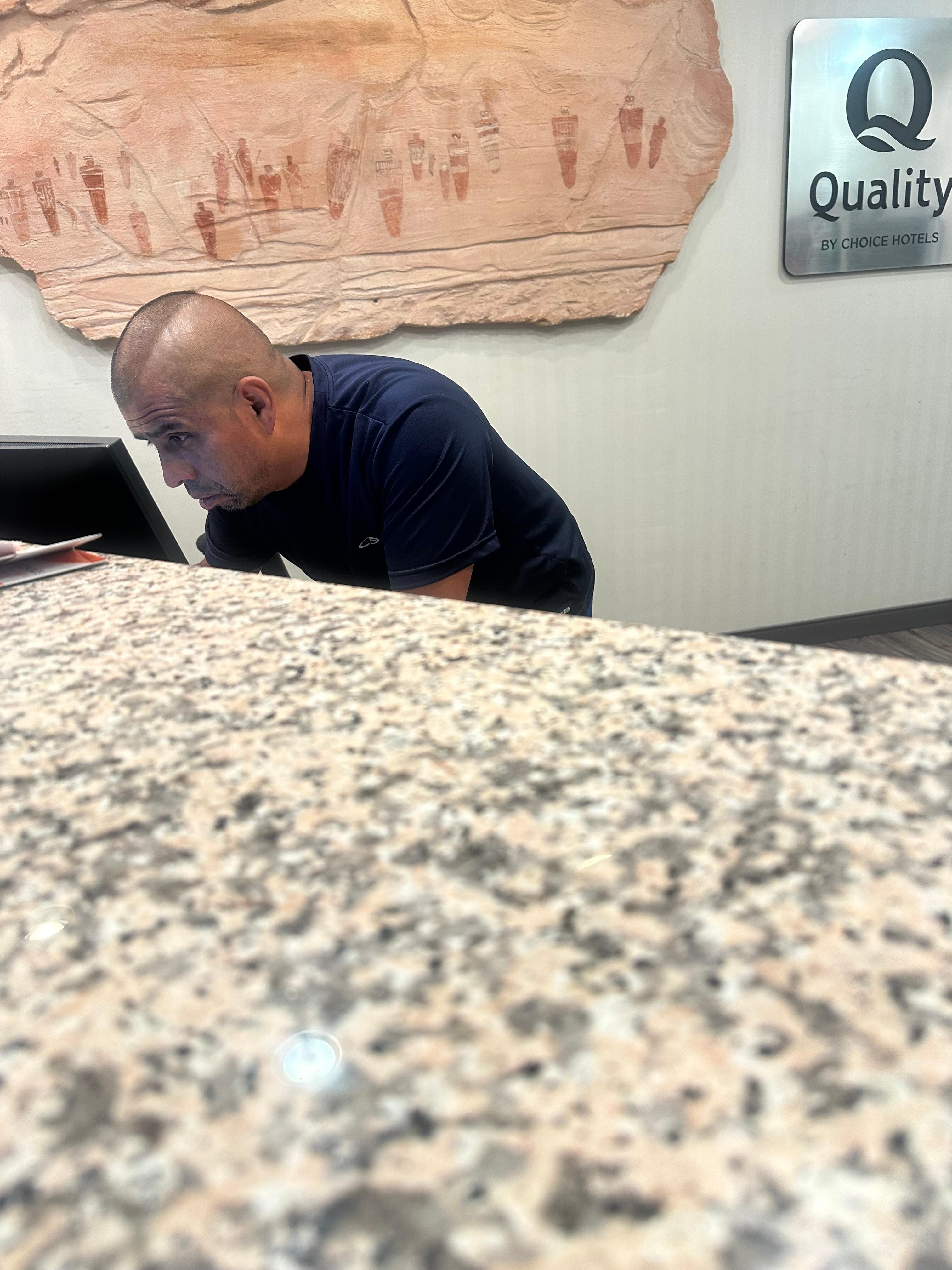 This is the guy who verbally assaulted us and refused to tell me his name. 