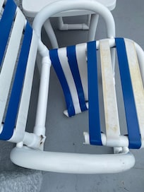 Broken balcony chair.