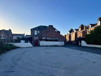 The actual view you get of the Caledonian Hotel.