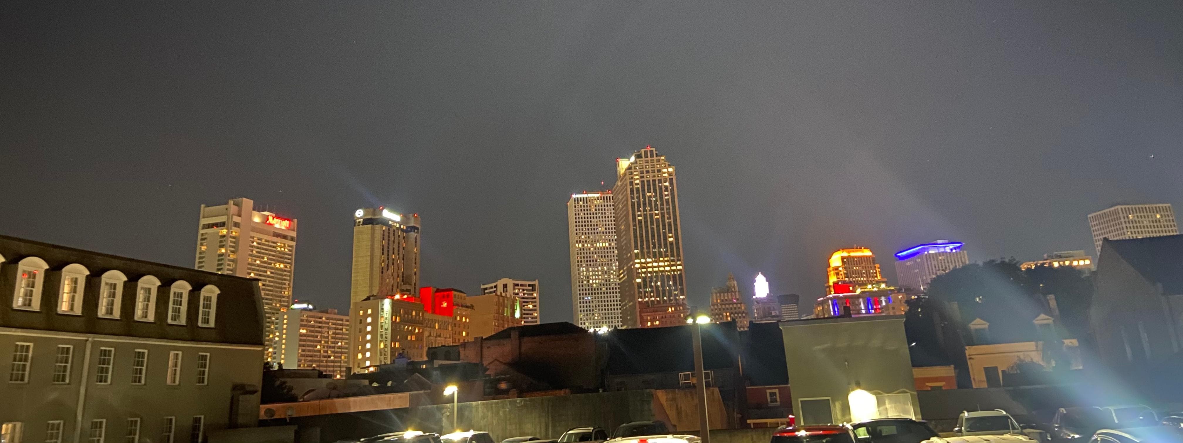 View from balcony of CBD