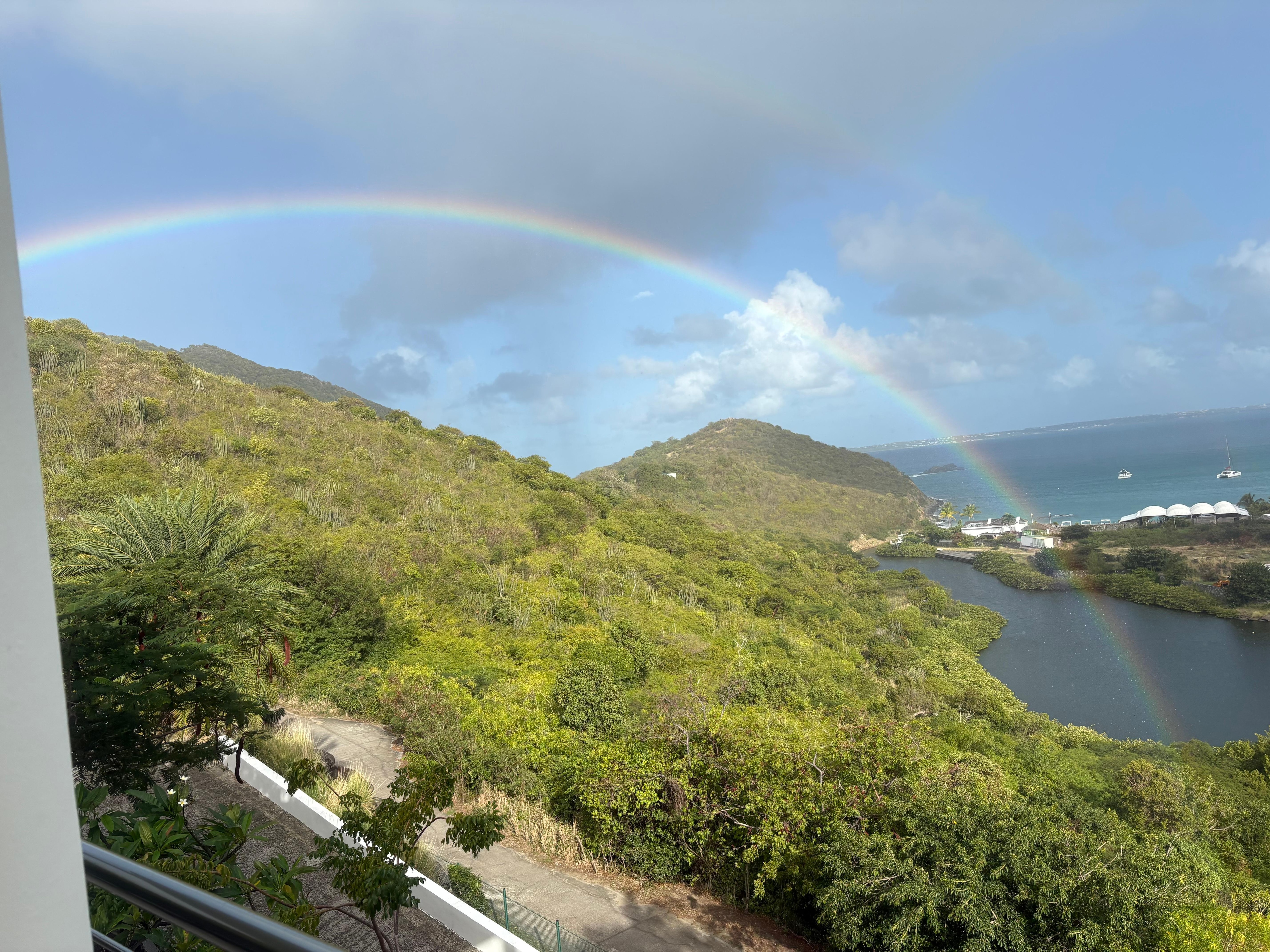 Morning view from the balcony