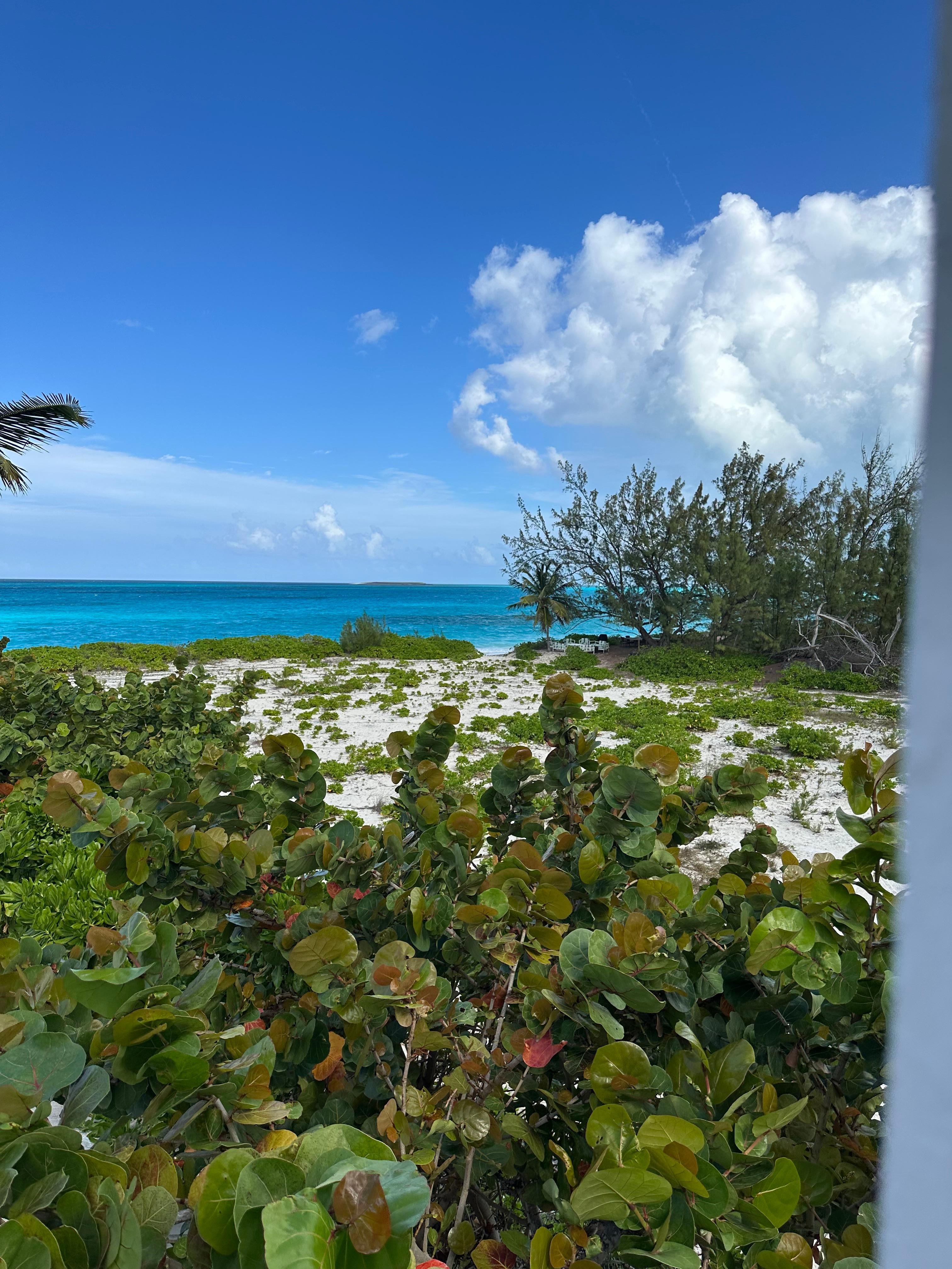 View from right villa (when facing the ocean)