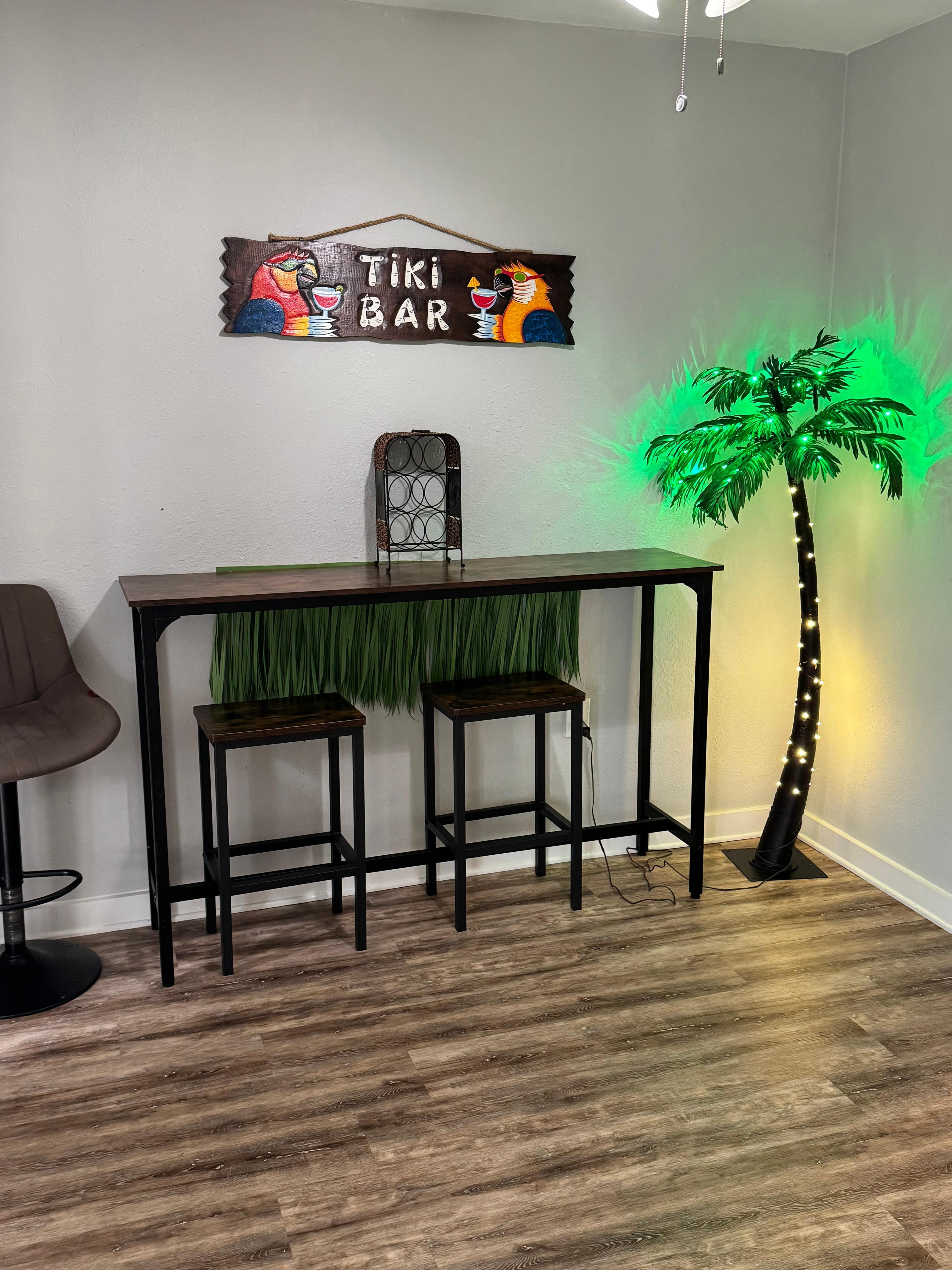 Tiki Bar outside of Master Bedroom