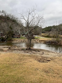 View of the Little Pigeon River off the back porch.