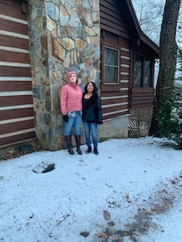 Our girls enjoying the snow!