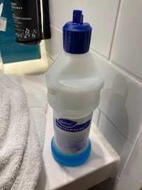 Chambermaid left a used disinfectant in our hotel toilet and didn’t provide new towels for those that we wanted to be changed.