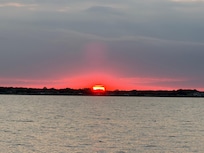 Watched the sun set from the porch.