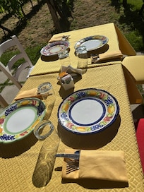 Breakfast set up