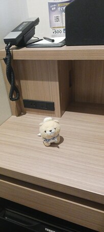 Desk in room