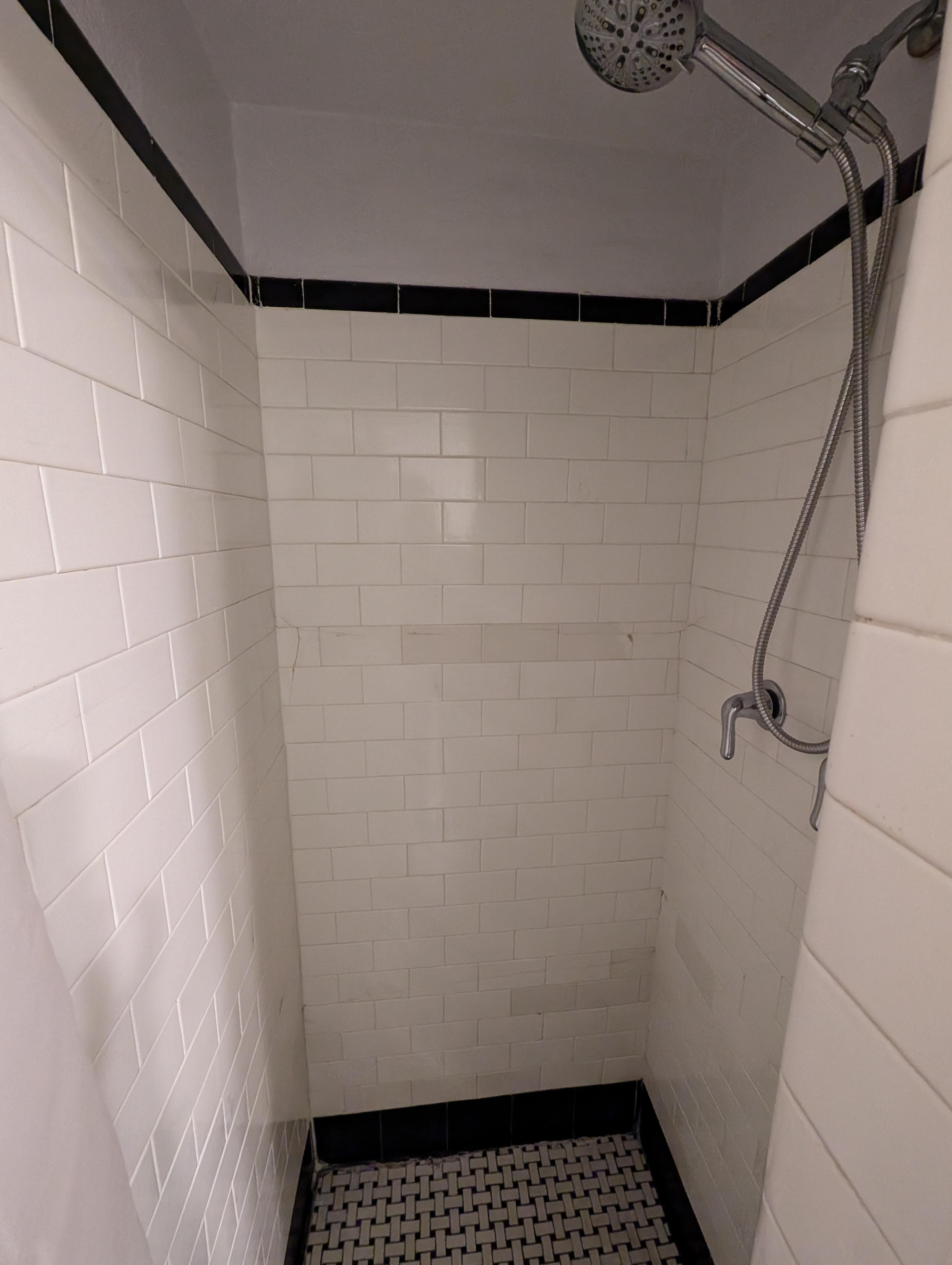 Inside of one shower.