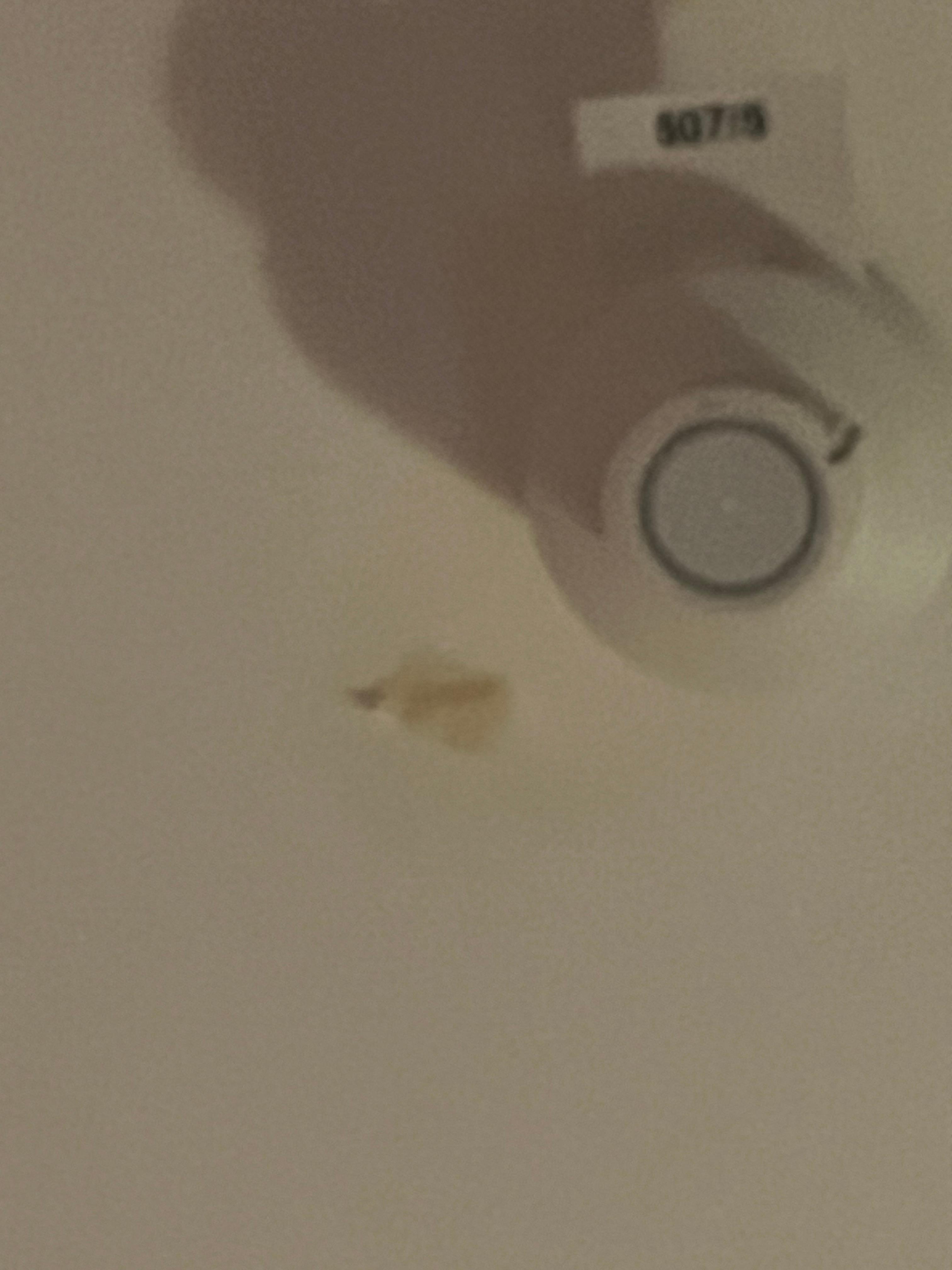 Über dem Bett, keine Ahnung warum das da hing , wollte es aber auch nicht anfassen. 